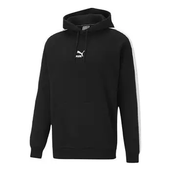 Толстовка casual colorblock black Puma, черный