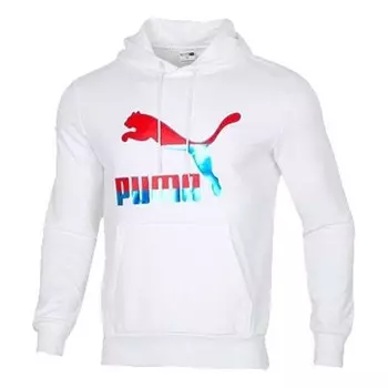 Толстовка casual sports white Puma, белый