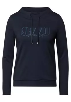 Толстовка CECIL, цвет Night blue/Dusty blue