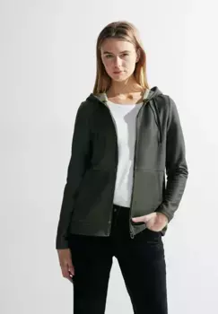 Толстовка Cecil, с капюшоном на резинке, хаки