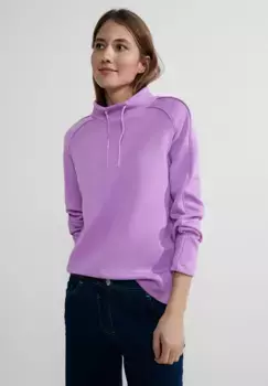 Толстовка Cecil с кулиской на воротнике, цвет Sporty Lilac