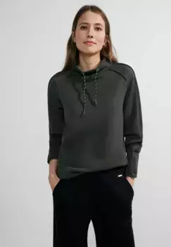 Толстовка Cecil с кулиской на воротнике, хаки