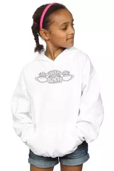 Толстовка Central Perk с контуром Friends, белый