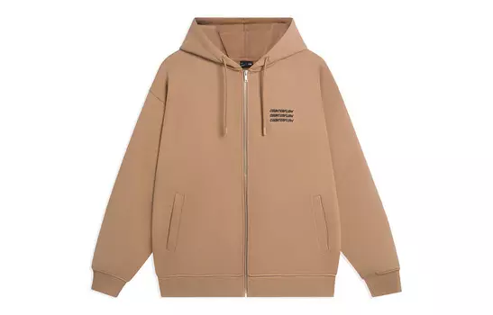 Толстовка CF Tracing унисекс табачно-коричневого цвета Lining, коричневый