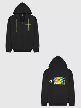 Толстовка Champion Hooded Full Zip Sweatshirt, черный