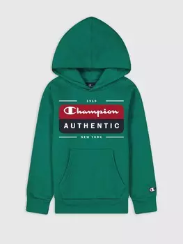 Толстовка Champion Hooded Sweatshirt, зеленый