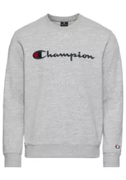 Толстовка Champion "Icons Crewneck Sweatshirt Large Log", серый
