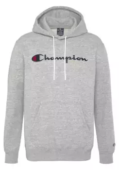 Толстовка Champion "Классическая толстовка с капюшоном, большое бревно", серый