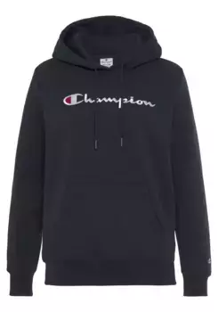 Толстовка Champion "Классическая толстовка с капюшоном, большое бревно", цвет морской волны
