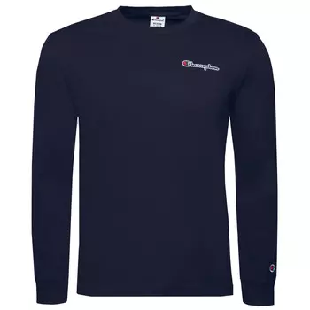 Толстовка Champion Langarmshirt Crewneck Long Sleeve, темно-синий