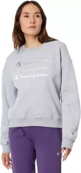 Толстовка Champion Powerblend Relaxed Crew, цвет Oxford Gray