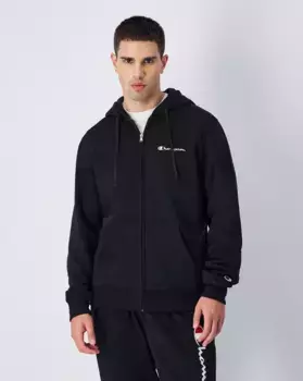 Толстовка Champion с капюшоном "Hooded Full Zip Sweatshirt", цвет Nbk