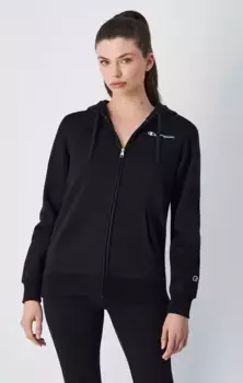 Толстовка Champion с капюшоном "Hooded Full Zip Sweatshirt", цвет Nbk