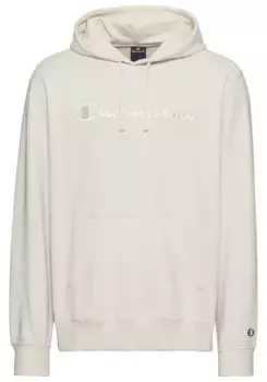 Толстовка Champion с капюшоном "Icons Hooded Sweatshirt Cosy Fit Sc", цвет Ecru
