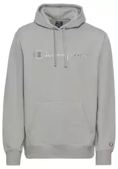 Толстовка Champion с капюшоном "Icons Hooded Sweatshirt Cosy Fit Sc", серый