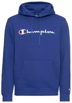 Толстовка Champion с капюшоном "Icons Hooded Sweatshirt Large Logo", синий