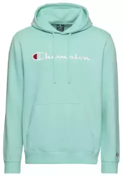 Толстовка Champion с капюшоном "Icons Hooded Sweatshirt Large Logo", зеленый