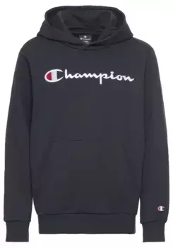 Толстовка Champion с капюшоном "Icons Hooded Sweatshirt", цвет морской волны