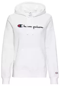 Толстовка Champion с капюшоном "Icons Hooded Sweatshirt Large Logo", белый