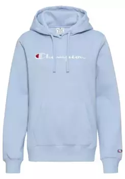 Толстовка Champion с капюшоном "Icons Hooded Sweatshirt Large Logo", голубой