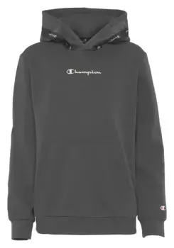 Толстовка Champion с капюшоном "Tape Hooded Sweatshirt - для детей", серый