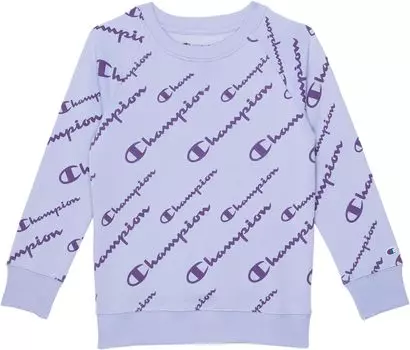 Толстовка Champion Script Aop Crew, цвет Land Ice