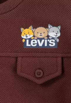 Толстовка CHARACTER POCKET CREW Levi's, светло-коричневый