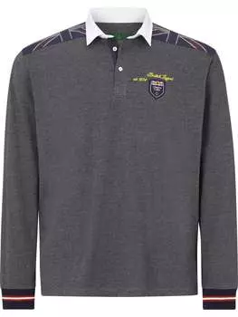 Толстовка Charles Colby, цвет dunkelgrau melange