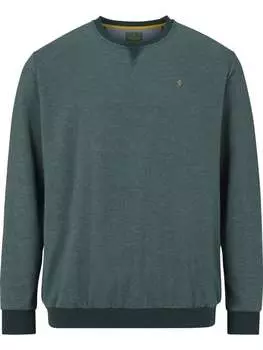 Толстовка Charles Colby, цвет petrol melange