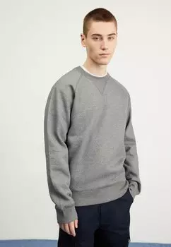Толстовка Chase Carhartt WIP, цвет dark grey heather/gold