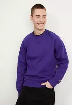 Толстовка Chase Carhartt WIP, цвет tyrian/gold