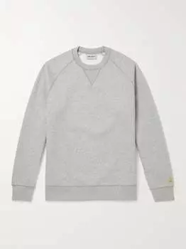 Толстовка Chase из смесового хлопка с вышитым логотипом CARHARTT WIP, серый