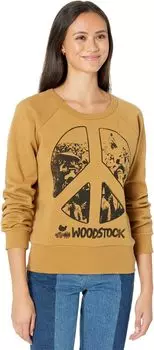 Толстовка Chaser Cotton Fleece Long Sleeve Crew, цвет Mustard Seed