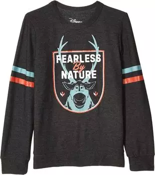 Толстовка Chaser Disney's Frozen "Fearless by Nature" Cozy Knit Pullover Sweater, черный
