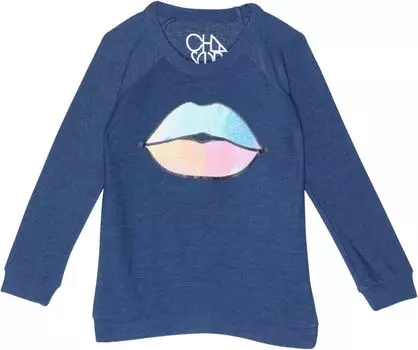 Толстовка Chaser Extra Soft Reindeer Face Pullover Sweater, цвет Avalon 1