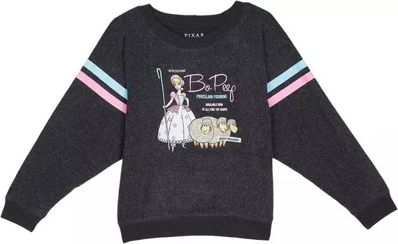 Толстовка Chaser Love Knit Boxy Long Sleeve Cropped Raglan Pullover, черный