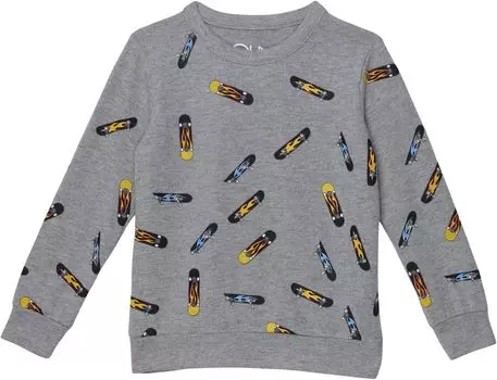 Толстовка Chaser RPET Bliss Knit Long Sleeve Crew Neck Pullover, цвет Heather Grey 1