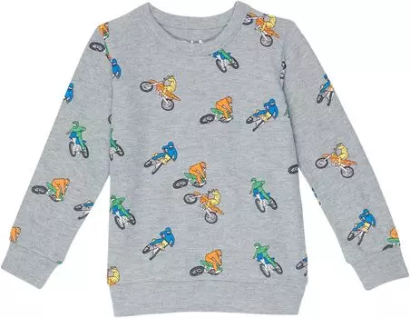 Толстовка Chaser RPET Bliss Knit Long Sleeve Crew Neck Pullover, цвет Heather Grey 3