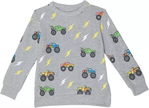 Толстовка Chaser RPET Bliss Knit Long Sleeve Crew Neck Pullover, цвет Heather Grey 2