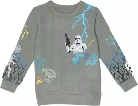 Толстовка Chaser RPET Bliss Knit Long Sleeve Crew Neck Pullover, цвет Safari