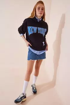 Толстовка - Черный - Классический крой Happiness stanbul, черный