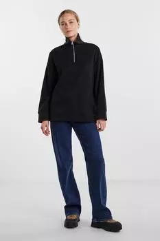 Толстовка - Черный - Классический крой PIECES, черный