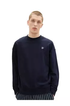 Толстовка - Черный - Классический крой Tom Tailor Denim, черный
