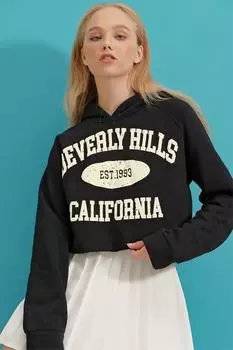 Толстовка - Черный - Классический крой Trend Alaat Stili, черный