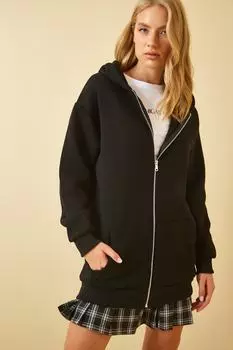 Толстовка - Черный - Oversize Happiness stanbul, черный