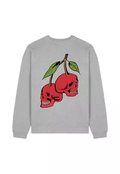 Толстовка CHERRY BACK UNISEX Mira Paris, пятнистый серый
