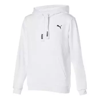 Толстовка chest logo white Puma, белый