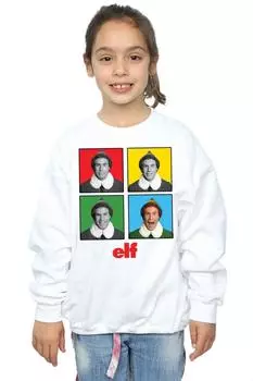 Толстовка «Четыре лица» Elf, белый