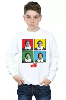 Толстовка «Четыре лица» Elf, белый