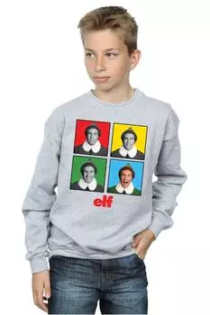 Толстовка «Четыре лица» Elf, серый
